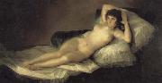 The Maja Nude Francisco de goya y Lucientes